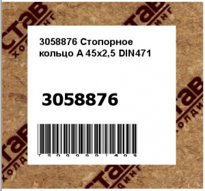 3058876 Стопорное кольцо A 45x2,5 DIN471