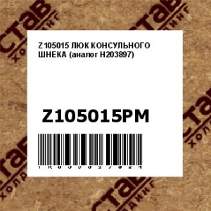 Z105015 ЛЮК КОНСУЛЬНОГО ШНЕКА (аналог H203897)