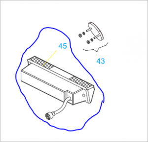 240100102231 Задний левый комбинированный фонарь