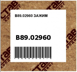 B89.02960 ЗАЖИМ
