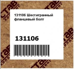 131106 Шестигранный фланцевый болт