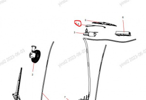 130907000244A Рычаг стеклоочистителя / Wiper arm
