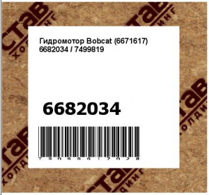 Гидромотор Bobcat (6671617) 6682034 / 7499819