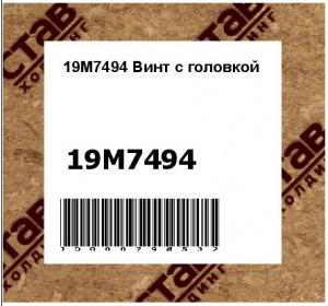 19M7494 Винт с головкой 