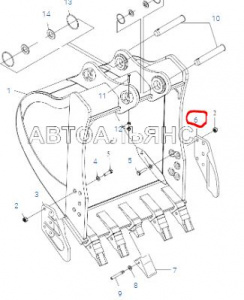 60906000011 Правый боковой резак / Right side cutter