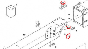7424224 Накладка / KIT BOOM PAD