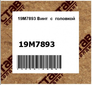 19M7893 Винт  с  головкой
