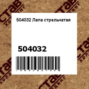 504032 Лапа стрельчатая 