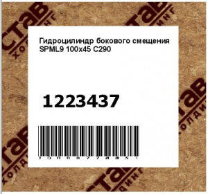 1223437 Гидроцилиндр бокового смещения SPML9 100x45 C290