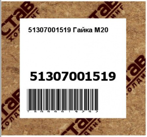 51307001519 Гайка М20 