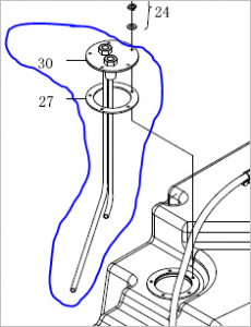 240100245215 Узел всасывающей трубы с сетчатым фильтром