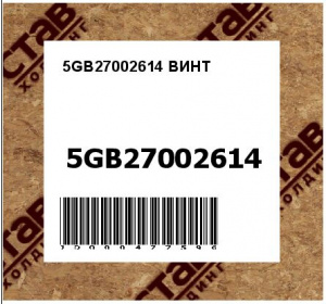5GB27002614 ВИНТ