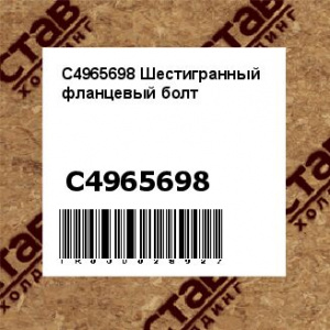 C4965698 Шестигранный фланцевый болт