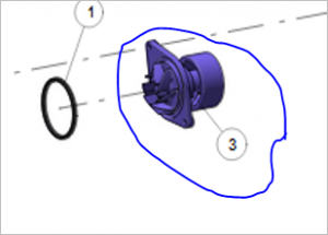 240100356400 Водяной насос