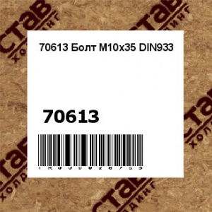 70613 Болт M10x35 DIN933