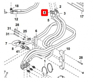 Шланг наклона / HOSE, HYD