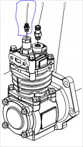 240100217532 Соединитель разгрузочного клапана