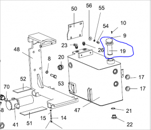 240100016005 Стержень топливного бака