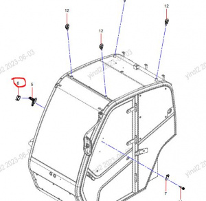 60083895 Сиденье с ручкой окна / Window Handle Seat
