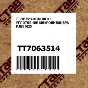 TT7063514 КОМПЛЕКТ УПЛОТНЕНИЙ МИКРОЦИЛИНДРА PJDE1625