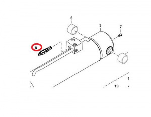 7251847 Клапан оборота ковша / VALVE