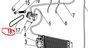 60500008243 Ремень кондиционера / Air condition belt