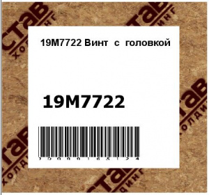 19M7722 Винт  с  головкой