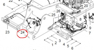 60100009345 Датчик давления / Pressure sensor