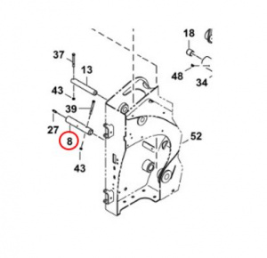 7175270 Палец / PIN, PIVOT