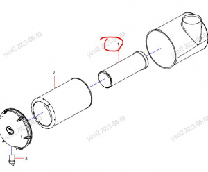 B222100000026 Безопасный элемент, воздушный фильтр / Safe Element, Air Filter
