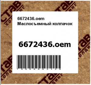 6672436.oem Маслосъемный колпачок