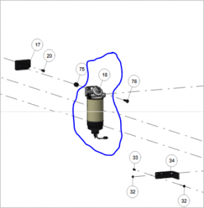 910303005595 Фильтр топливный отстойник (S00022297+02)
