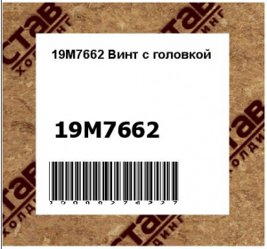 19M7662 Винт с головкой