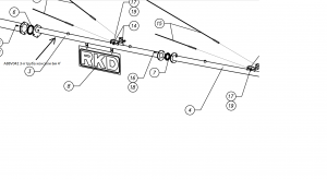 A88V042 3-я труба консоли 6м 4’’