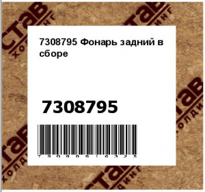 7308795 Фонарь задний в сборе 
