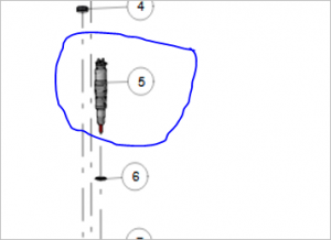 240100333899 Топливная форсунка