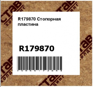 R179870 Стопорная  пластина