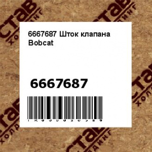 6667687 Шток клапана Bobcat