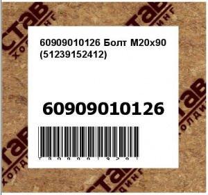 60909010126 Болт М20х90 (51239152412)