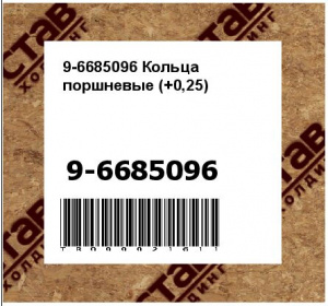 9-6685096 Кольца поршневые (+0,25)