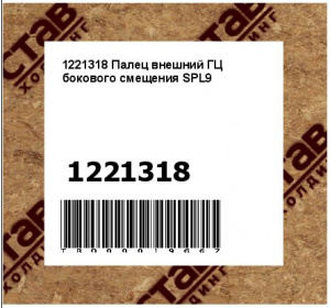 1221318 Палец внешний ГЦ бокового смещения SPL9
