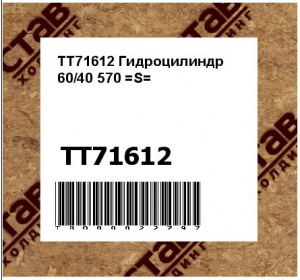 TT71612 Гидроцилиндр 60/40 570 =S=