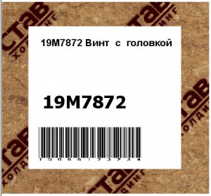 19M7872 Винт  с  головкой