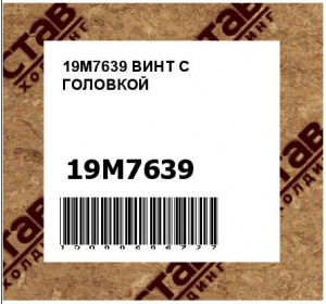 19M7639 ВИНТ С ГОЛОВКОЙ